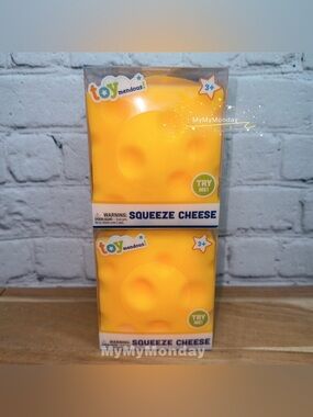 Sunny Days Giant Squeezy Cheese Squishy Toy Bundle